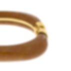 Miniatura: Bracelete quadrado marrom e ouro