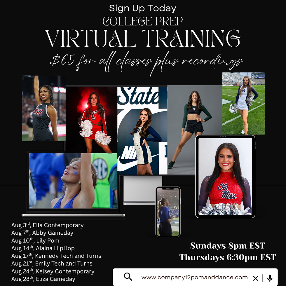 Virtual Classes every Sunday and Thursday  in August 