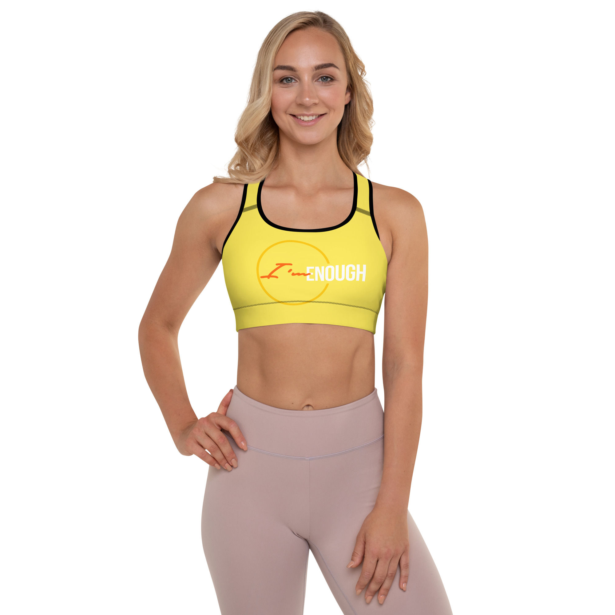 PARIS DAISY I'm Enough Sports Bra