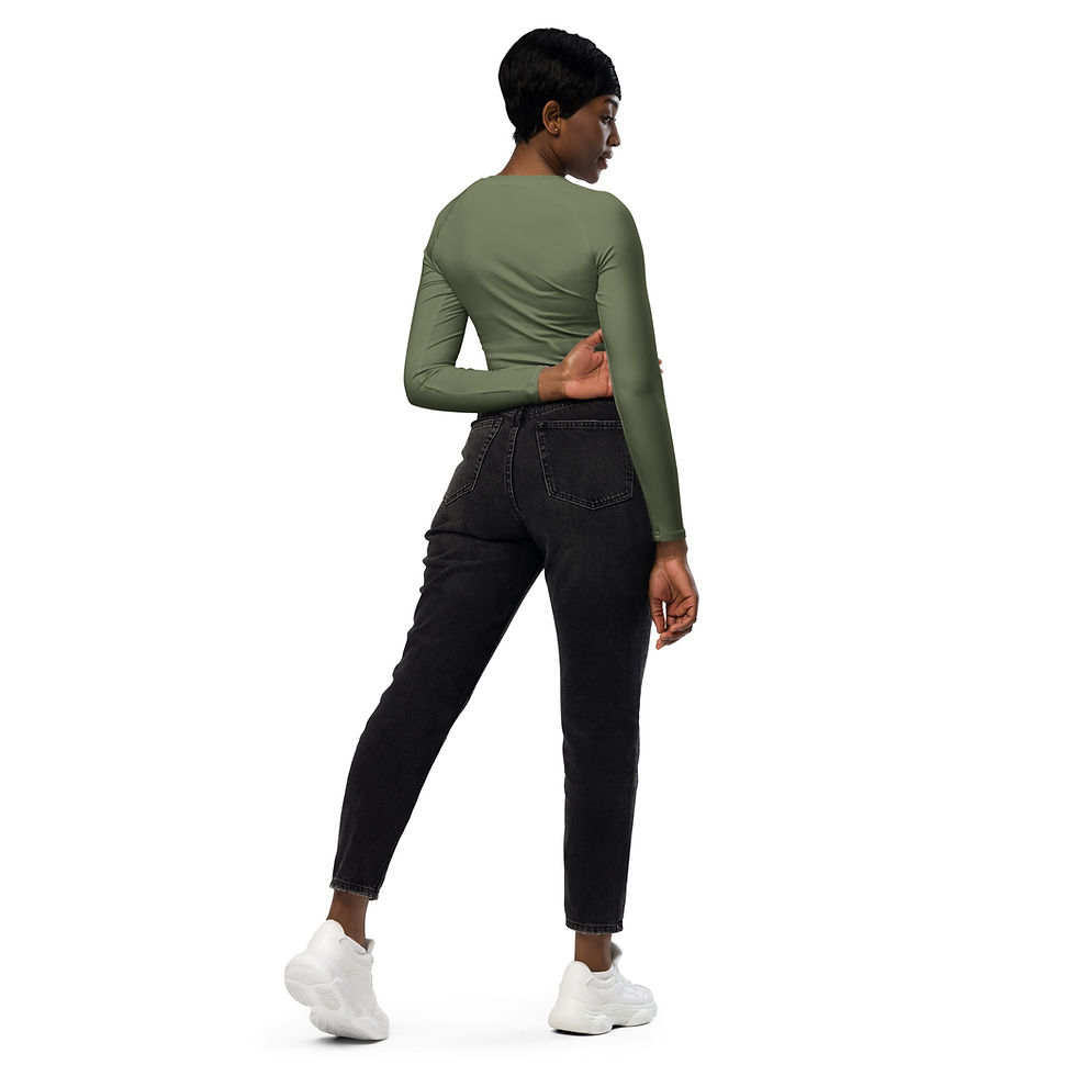 Thumbnail: FINCH Long Sleeve Crop Top
