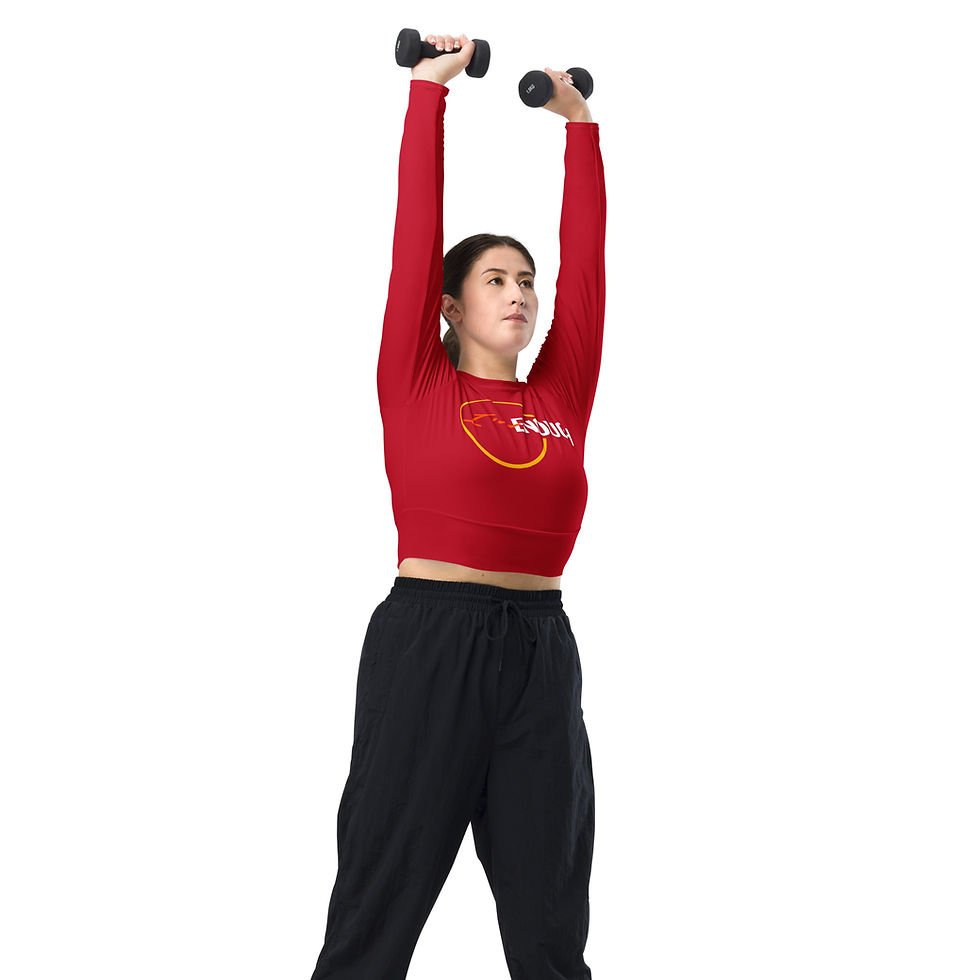 Thumbnail: Love Me Long Sleeve Crop Top