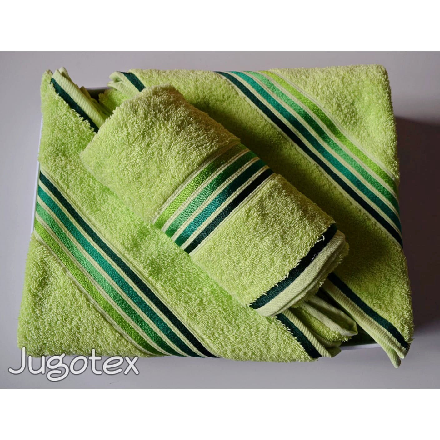 Poklon set od 5 peškira 50x100 (500g/m²)Zeleni