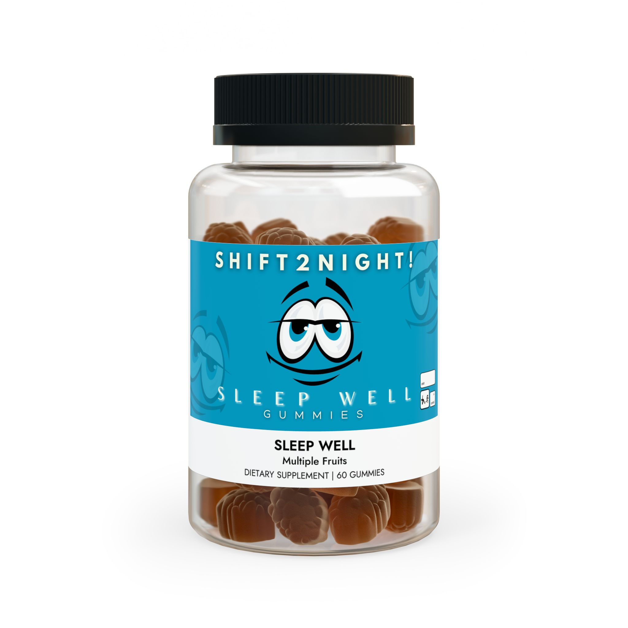 Sleep Well Gummies (60 Gummies) by Shift : Control