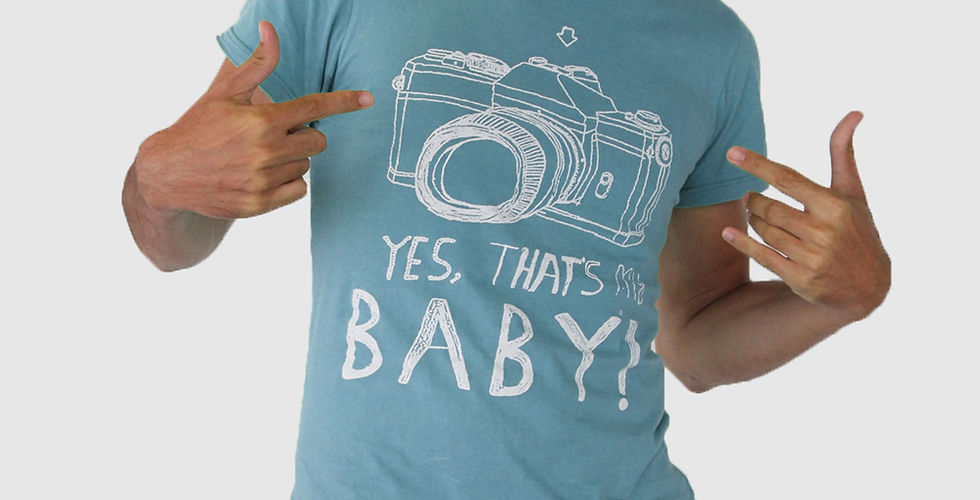 Azul Mi camiseta del bebé