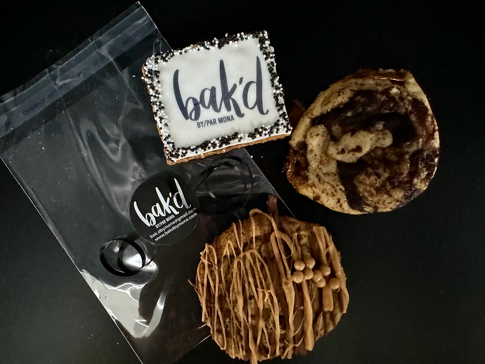 Thumbnail: CUSTOM PRINTED LOGO WITH 1, 2, 3 or  6 ADDITIONAL COOKIES