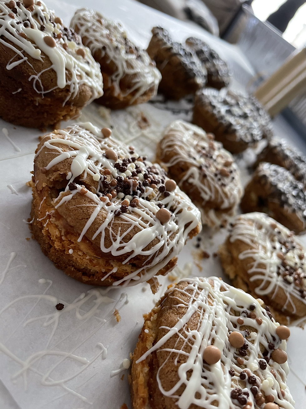 Thumbnail: Cookie Dough Cheesecake Cups (Special order 56 hours required-sold by the dozen)