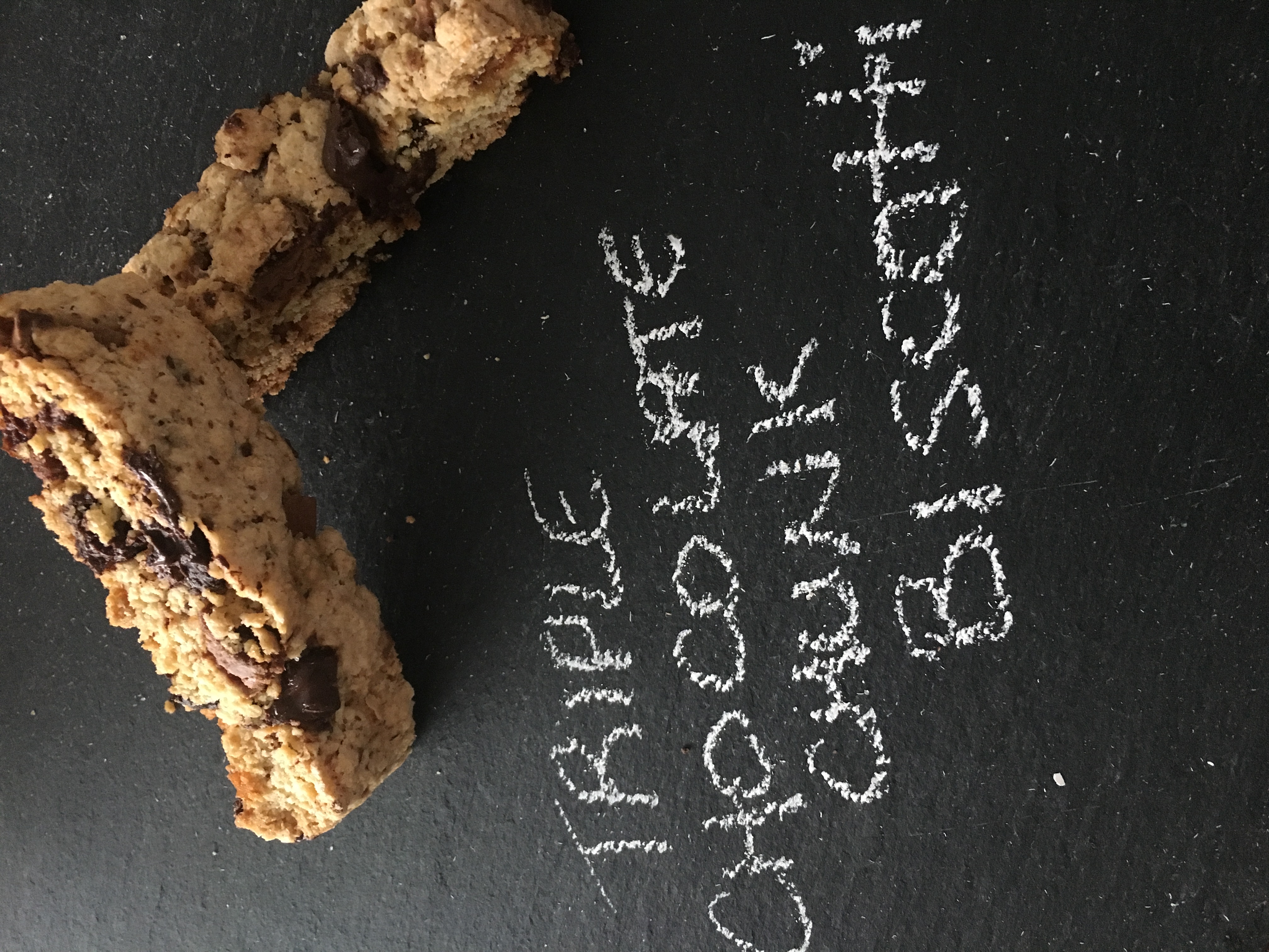 Triple Chocolate Chunk Biscotti