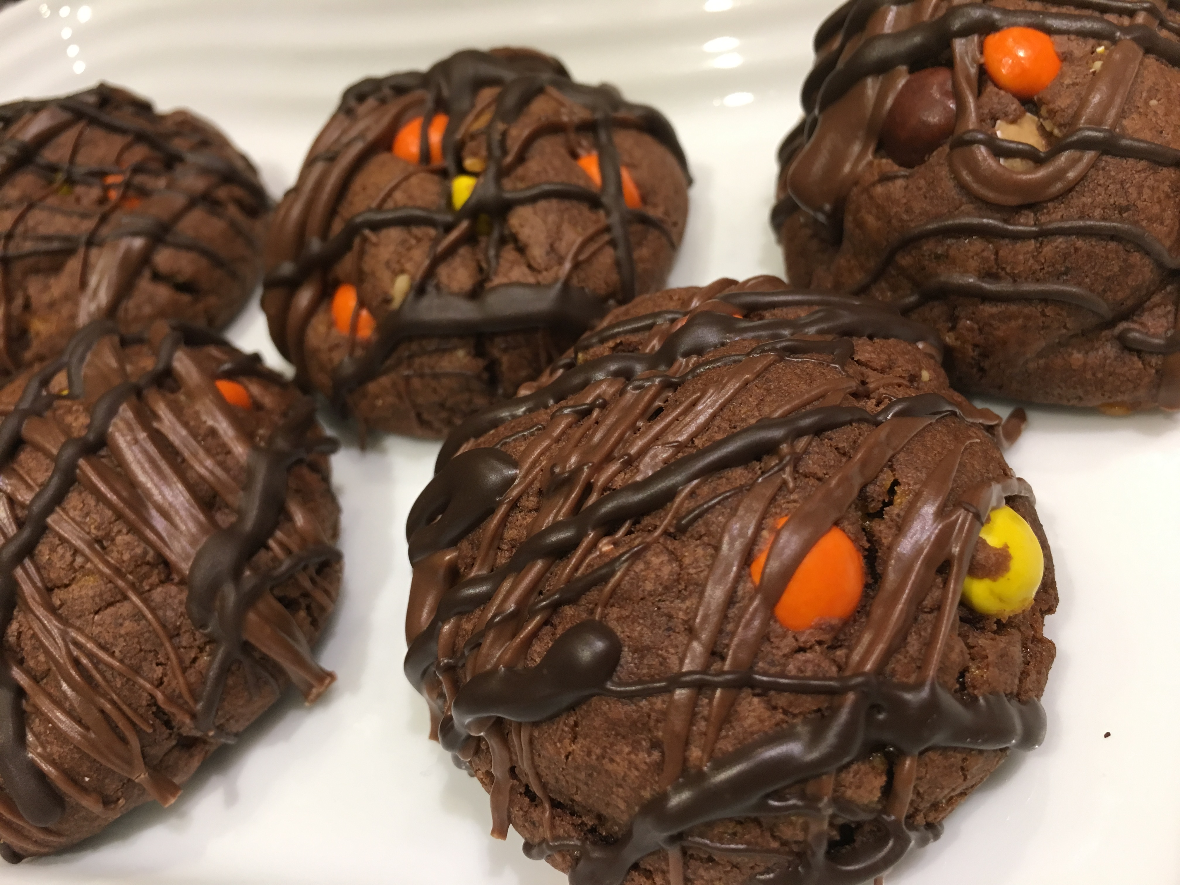 Fudgy Peanut Butter Cookies