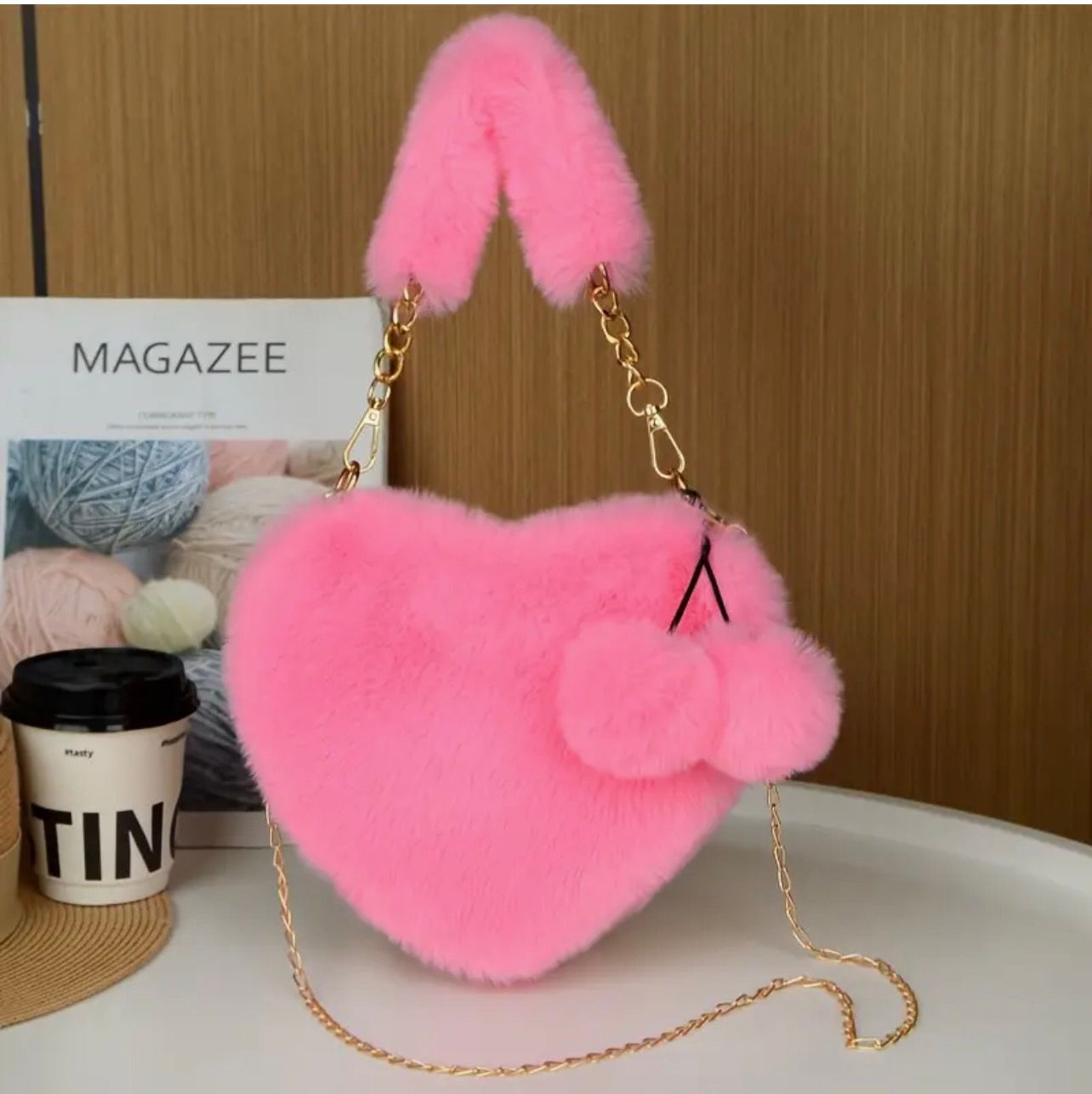 حقيبة كتف جديدة بتصميم فاخر من تصميم مخملي لخريف وشتاء هذا العام