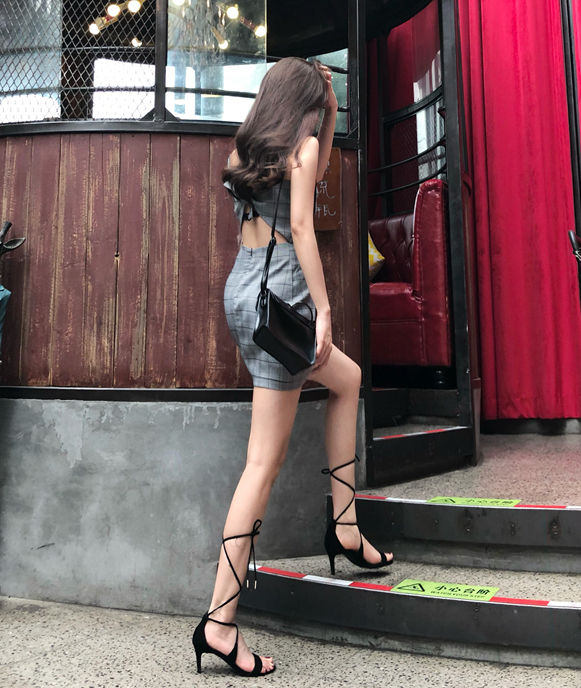 Thumbnail: Checked Mini Dress