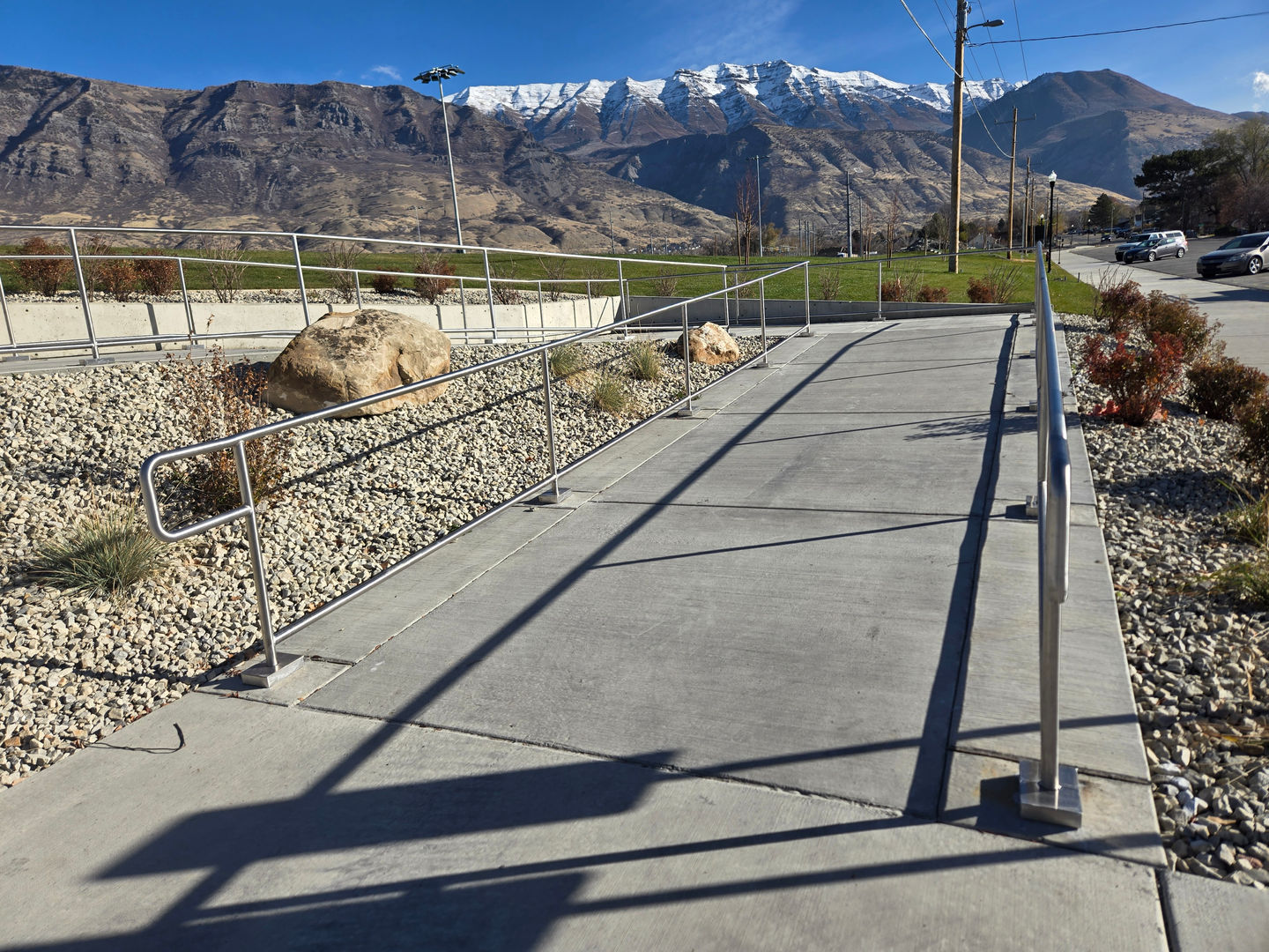 Stainless Steel Railing for Exterior Walkway