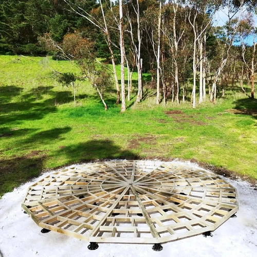 5m Raised Timber Floor Geodomes Australia