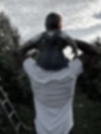 Dad Holding Son