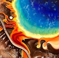 Grand Prismatic Springs Yellowstone