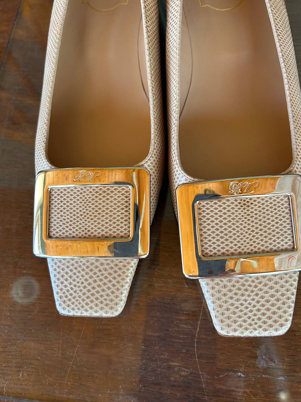 Thumbnail: Rare Roger Vivier Lizard Pumps EU 39.5