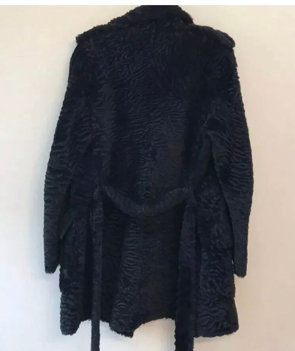 Thumbnail: Gucci Black Shearling Coat SOLD