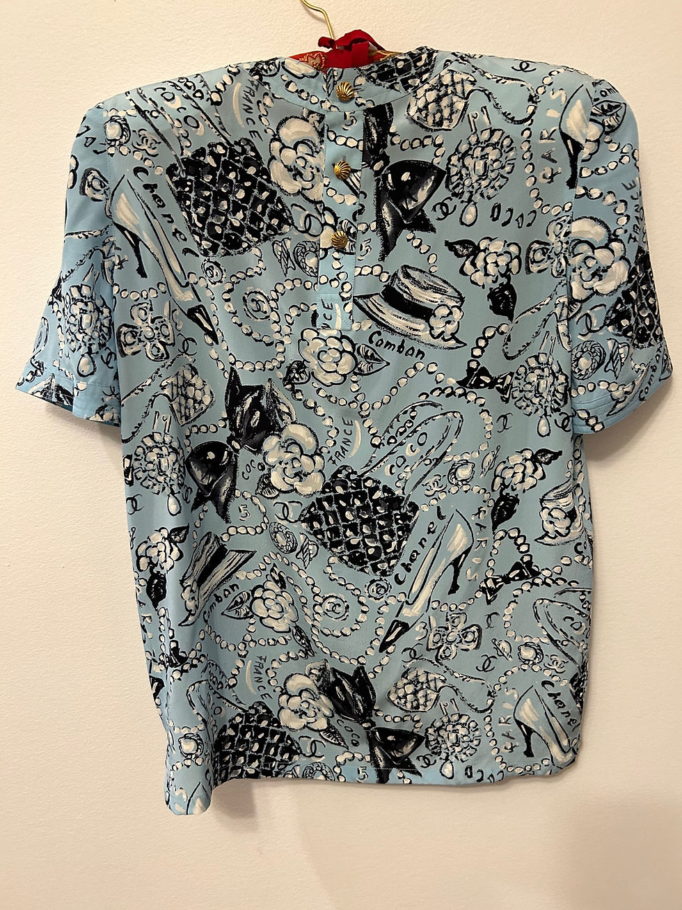 Thumbnail: Vintage Chanel FR 40 Blouse 