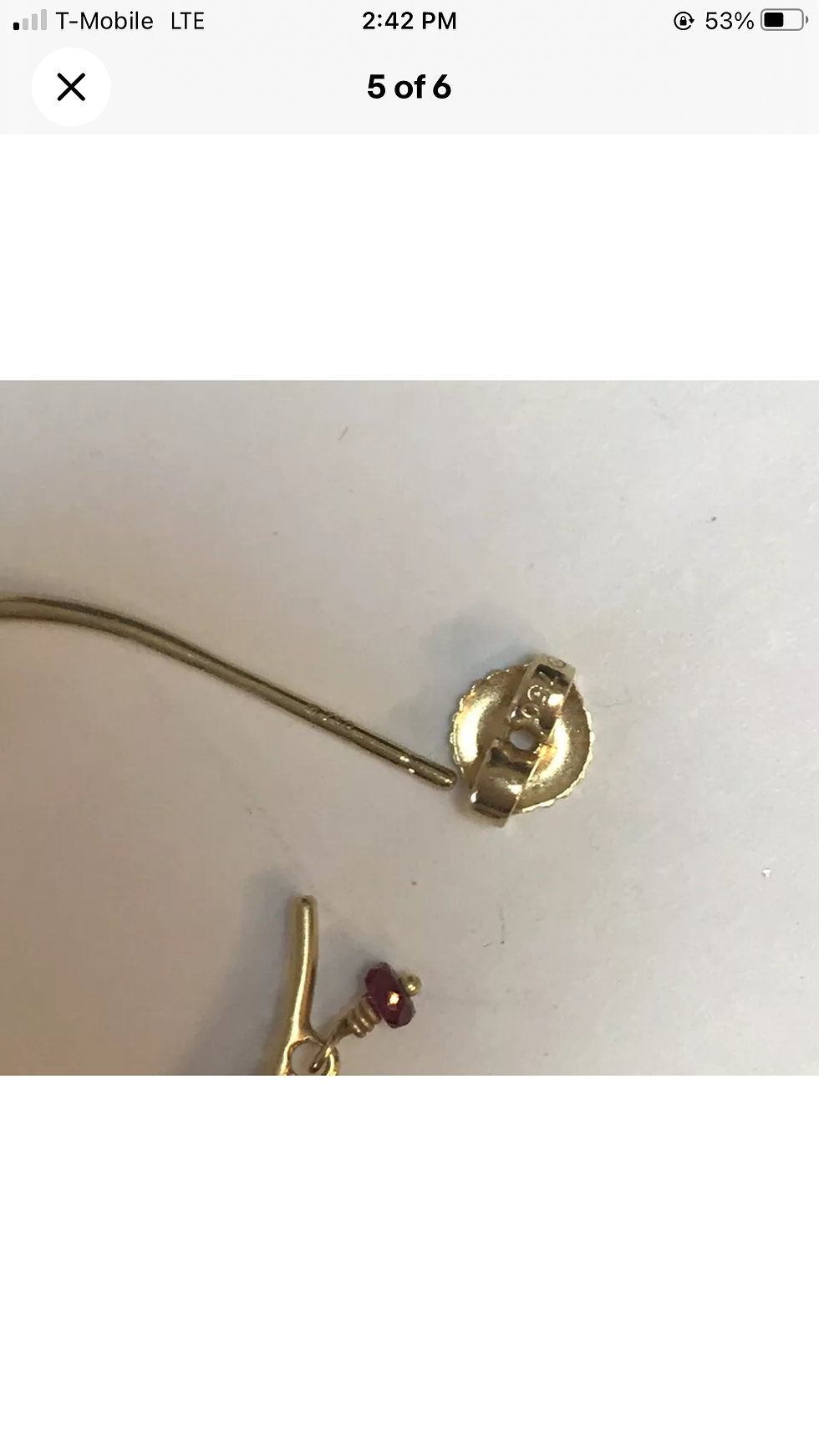 Thumbnail: Vintage Me&Ro 18k Ruby Earrings  SOLD 