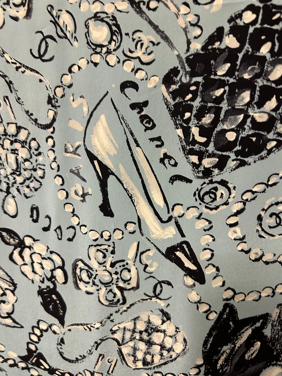 Thumbnail: Vintage Chanel FR 40 Blouse 