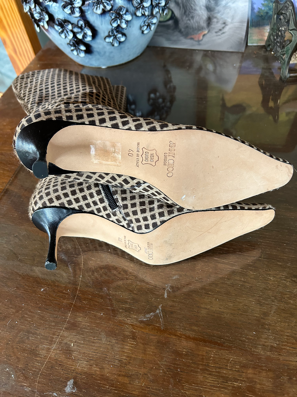 Thumbnail: Rare Jimmy Choo  Pony Boots EU 40