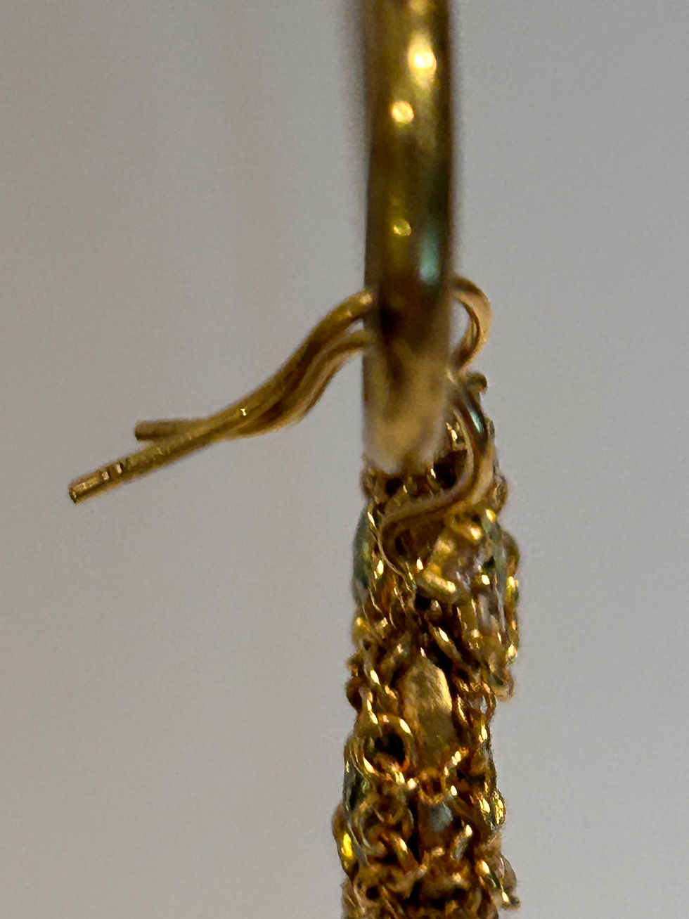 Thumbnail:  Vintage Anthony Nak Diamond Peridot Earrings