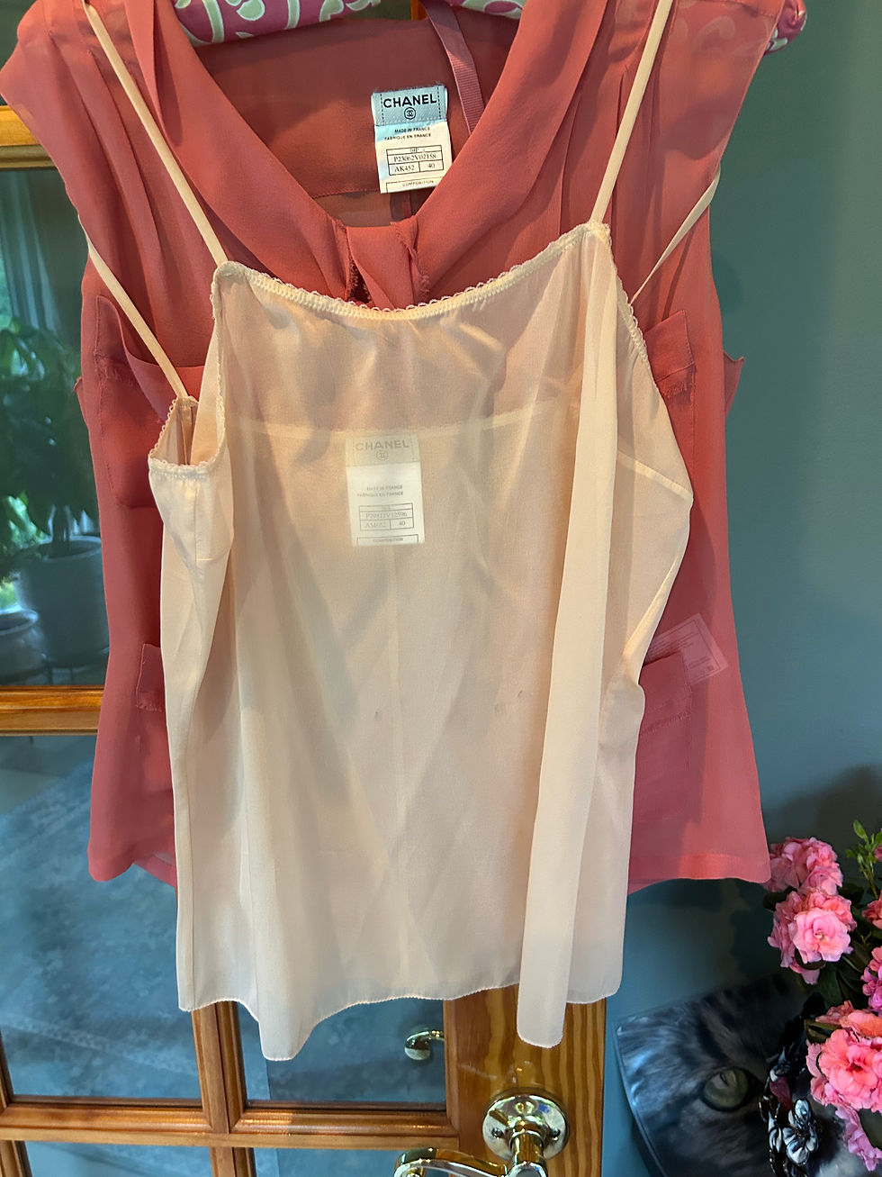 Thumbnail: Vintage Chanel FR 40 Blouse NWOT