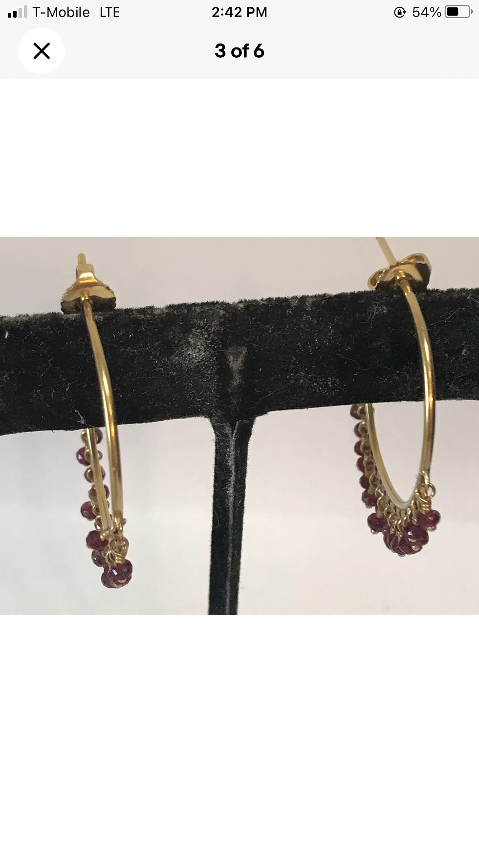Thumbnail: Vintage Me&Ro 18k Ruby Earrings  SOLD 