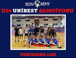 U14 UNİBEST YENİBOSNA ŞAMPİYONU AVCILAR DEMİRORDU