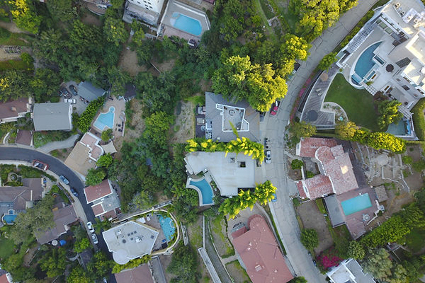 Aerial View of a Suburb