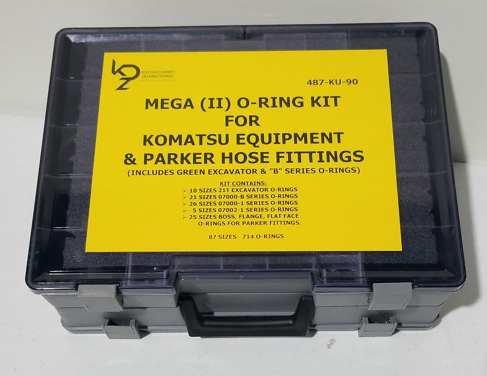 487-KU-90 MEGA(II) O-RING KIT FOR KOMATSU EQUIPMENT & PARKER HOSE FITTINGS