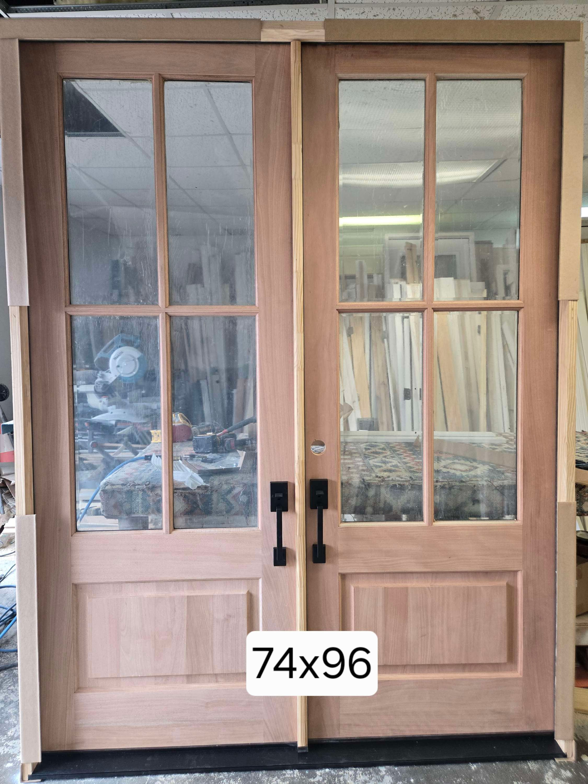 Mahogany French Door