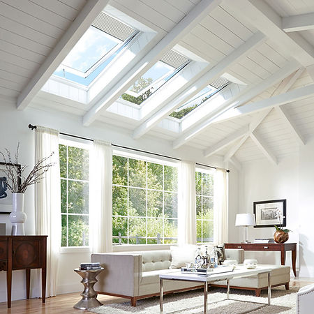 Bring daylight into your Port Perry living room by installing a skylight that offers both beauty and natural illumination