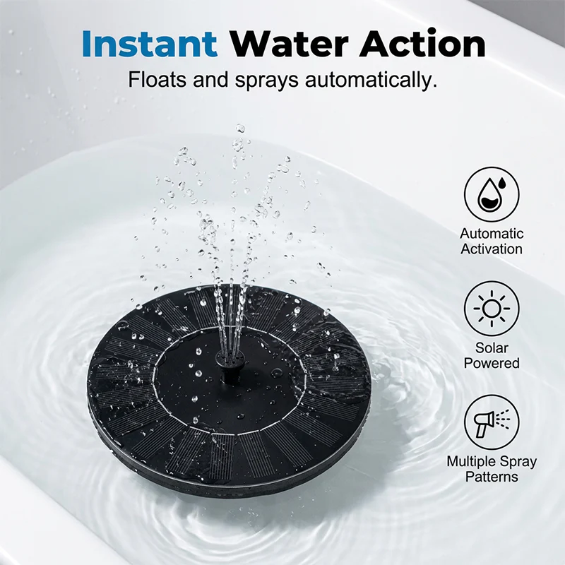 Thumbnail: Interactive Floating Solar Water Spray Toy