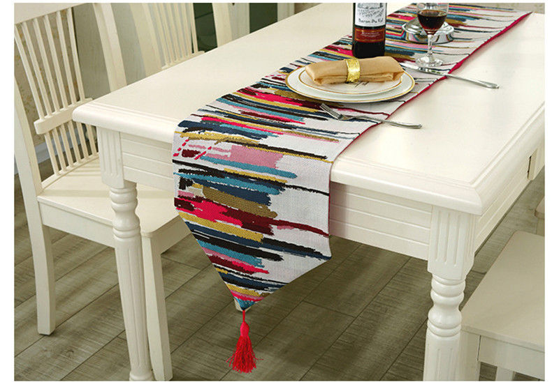 Thumbnail: Colorful Nylon Runner Table Cloth