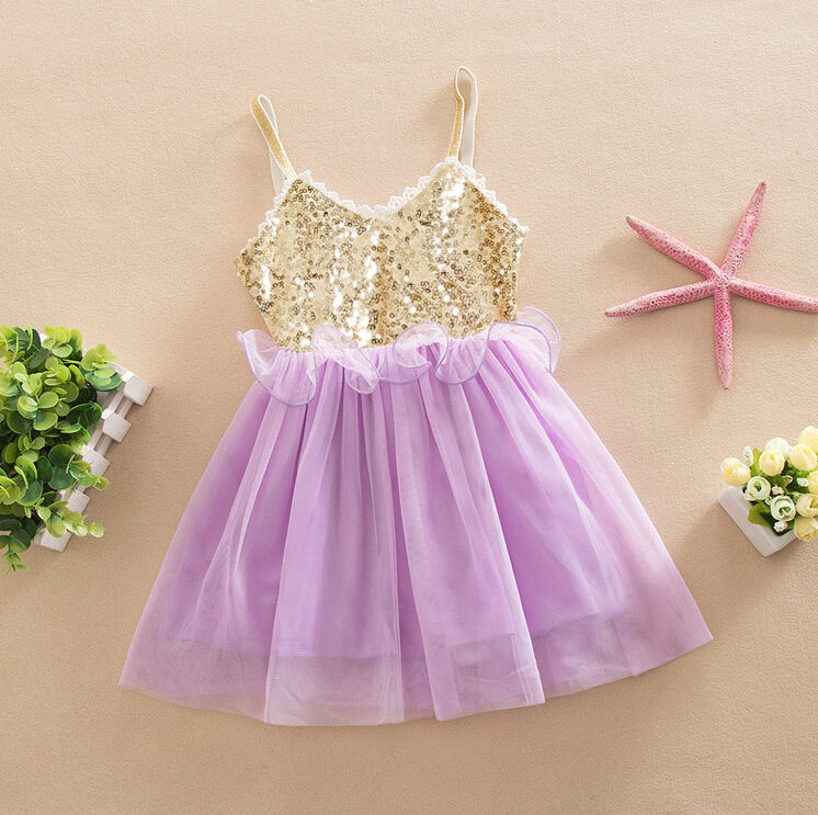 Thumbnail: Tulle Ball Sleeveless Sequins Princess Dress
