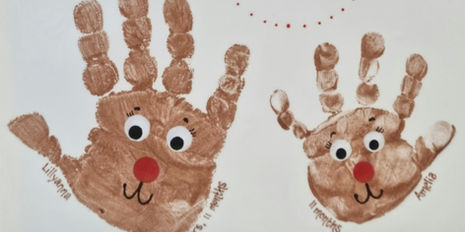 Rudolph red nose antlers
