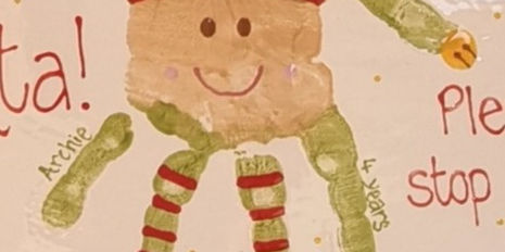 buddy the elf stripey socks santa's little helper