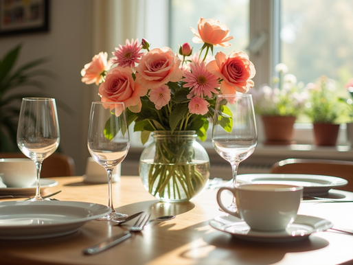 A charming table arrangement highlighting natural elements.