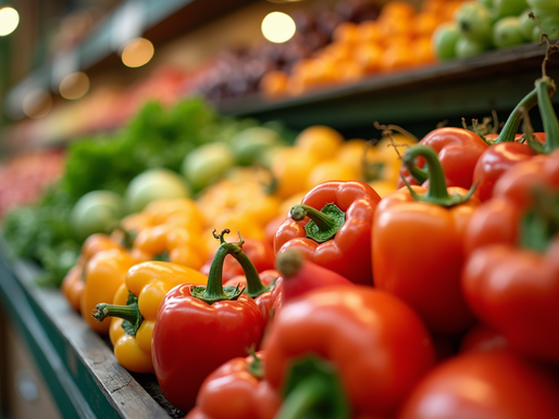 A vibrant array of fresh vegetables promoting healthy eating.