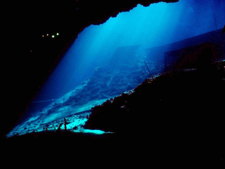 Beneath the surface at Blue Grotto (image from Pinterest)
