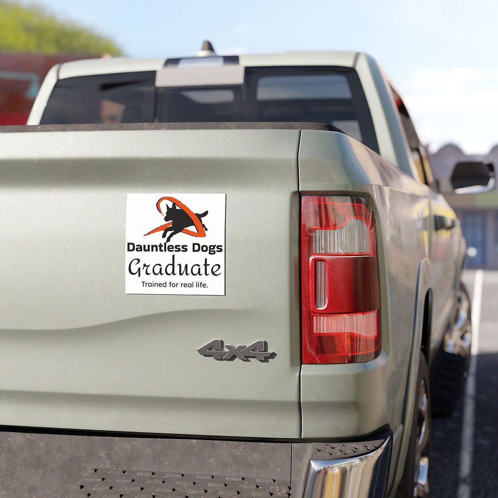 Thumbnail: Dauntless Dogs Graduate Car Magnet
