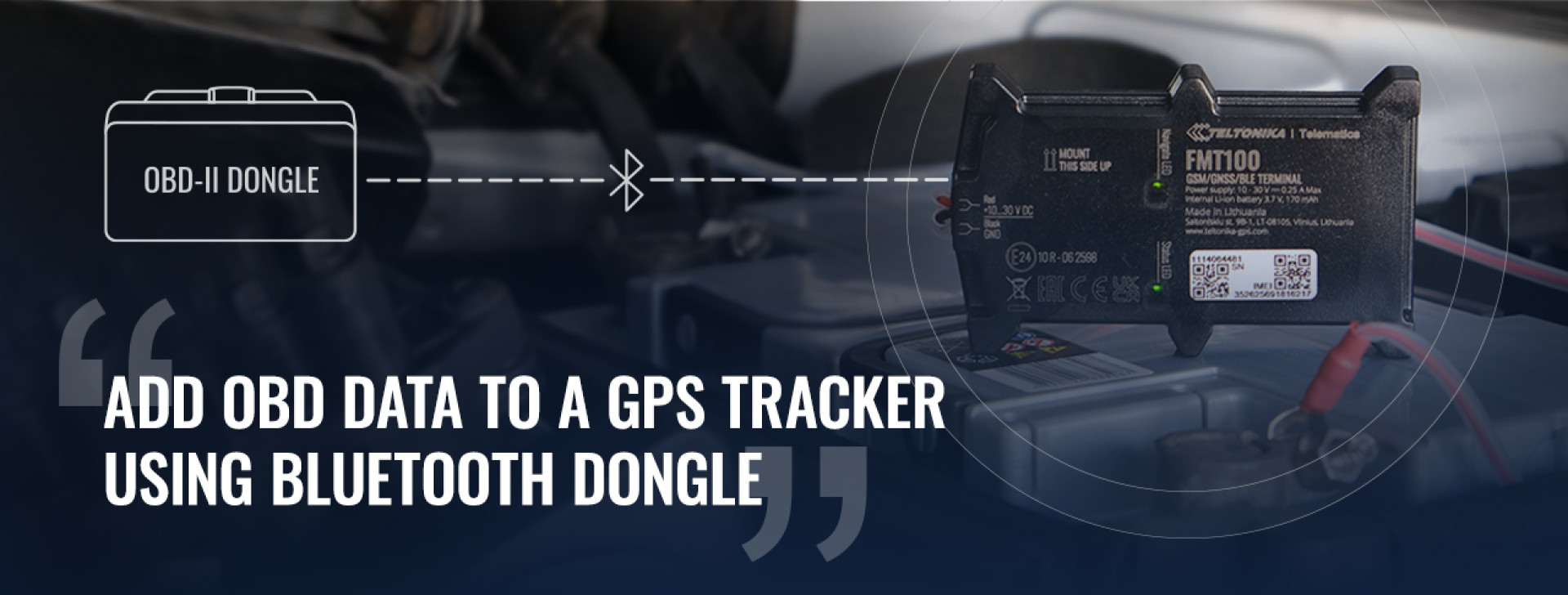 GPS-Tracker-Funktionalität mit OBD-II-Dongle erweitern