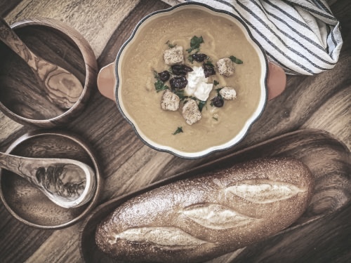 Arranged Food and Objects