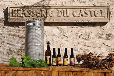 Braserie du Castel bières bouteille et fûts