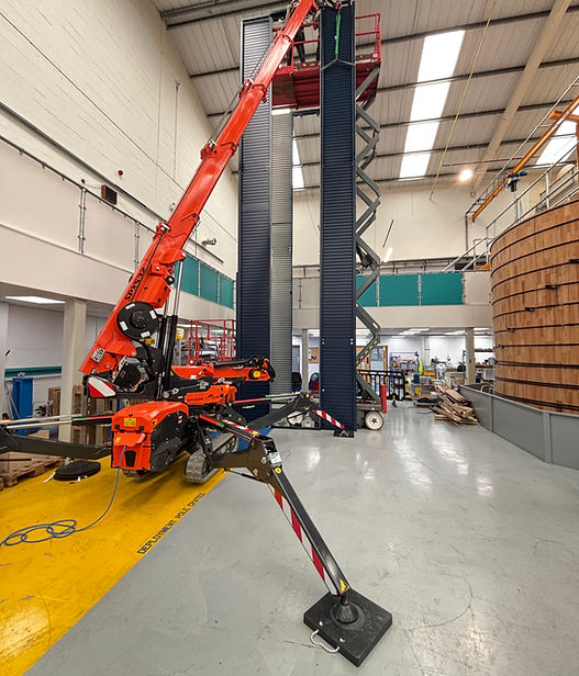 Our Jekko SPX 532 Spider crane