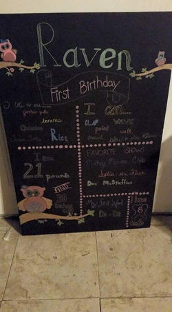 Customized Banner for 1st Birthday