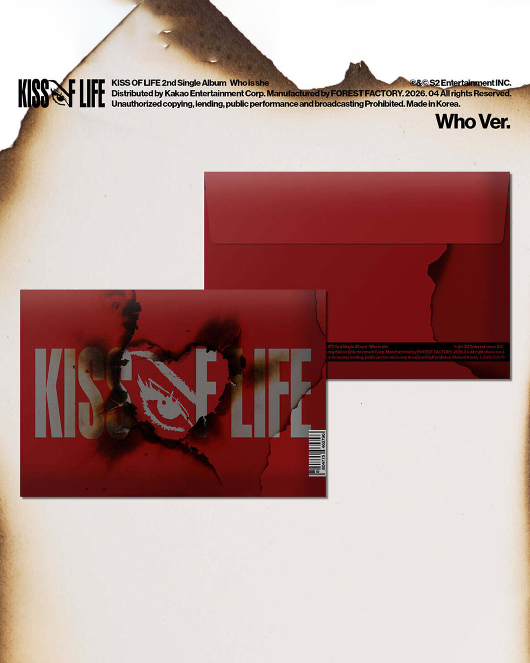 KISS OF LIFE-WHO IS SHE (The 2nd Single Album) | WHO