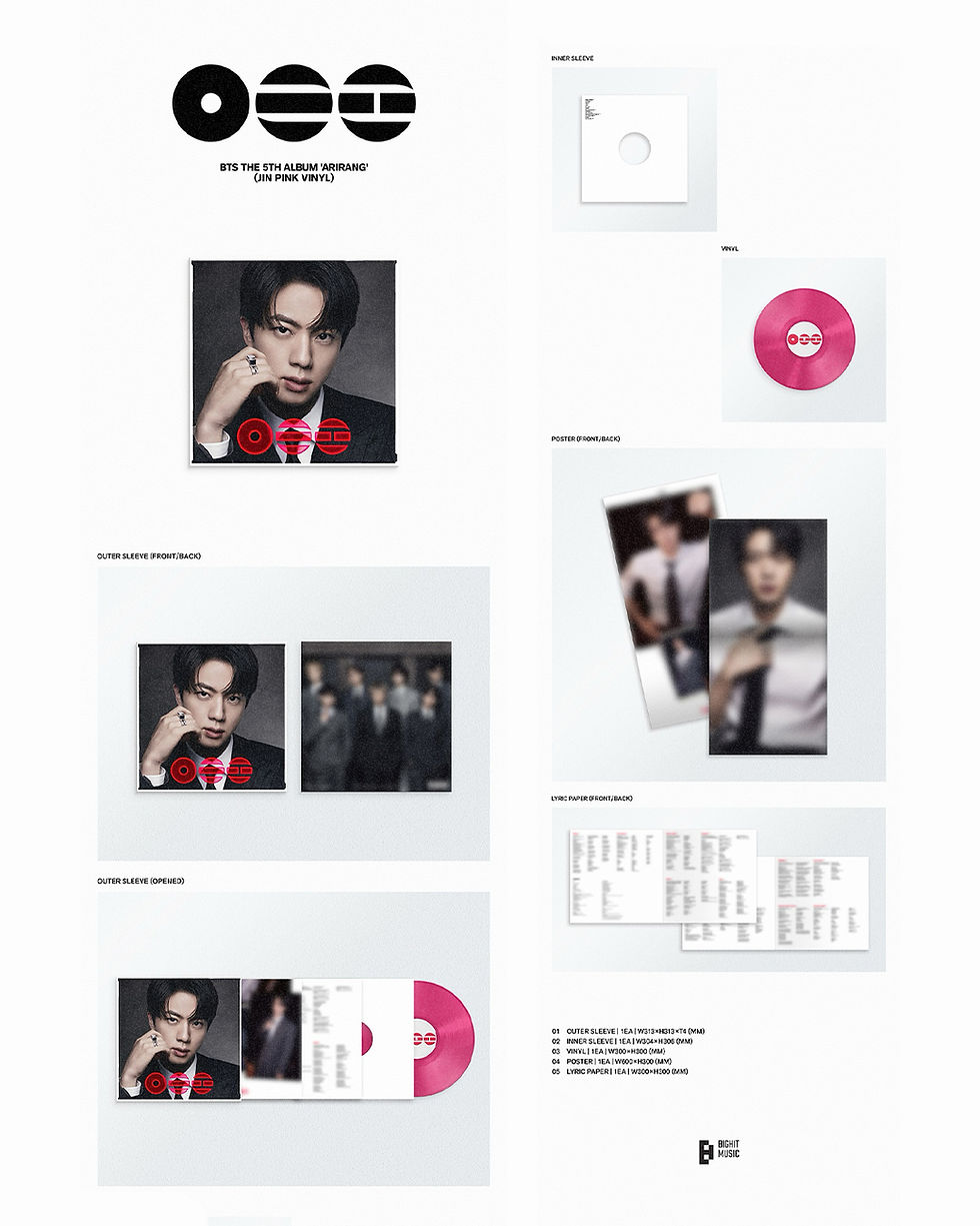 Thumbnail: BTS-ARIRANG | Standard Vinyl | 8 Versions (Each Memeber / Group)