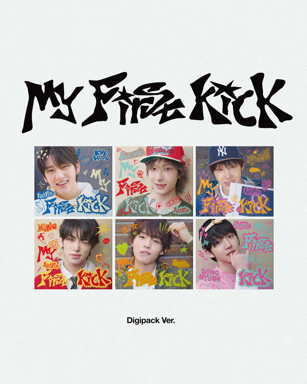 KICKFLIP - MY FIRST KICK (The 4th Mini Album) | Digipack | 6 Verions