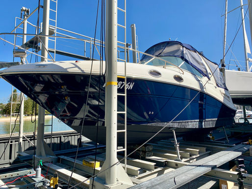 Collection of Vinyl Boat Wraps done in the popular 3M G127 Gloss Boat Blue colour